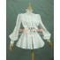 Victorian Lolita Reenactment Romantic Ruffle Blouse Gothic Lolita Dress White