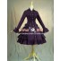 Victorian Lolita Reenactment Stage Steampunk Coat Gothic Lolita Dress Purple