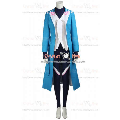 Female Blue Costume For Pokemon GO Cosplay Uniform