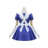 Lovely Blue White Maid Lolita Dress Cosplay Costume