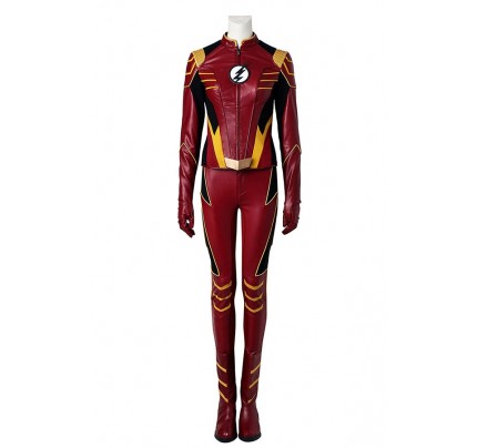 The Flash Season 3 Cosplay Jesse Quick Costume 