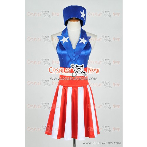 The Avengers Captain America Cosplay Costume