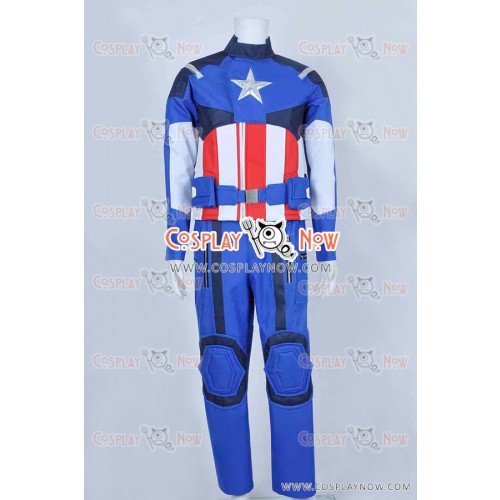 Captain America Steve Rogers Cosplay Costume Uniform