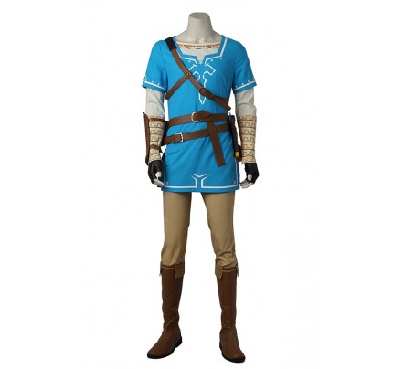 The Legend of Zelda Breath of the Wild Cosplay Link Costume