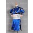 Street Fighter Cosplay Chun Li Costume Blue Uniform