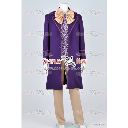 Charlie And The Chocolate Factory Cosplay Willy Wonka Costume