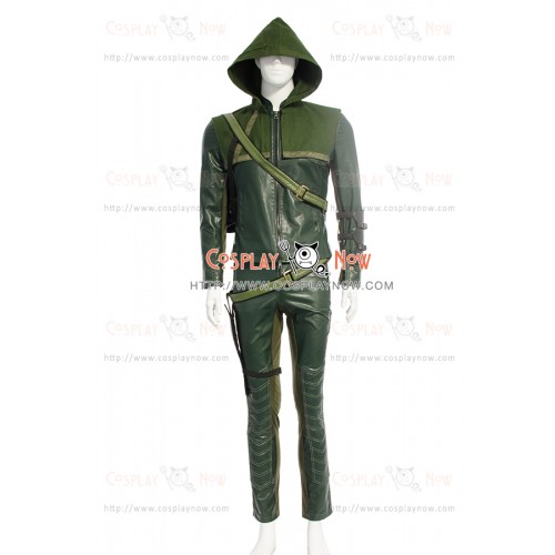 Oliver Queen Green Arrow Costume For Green Arrow Cosplay