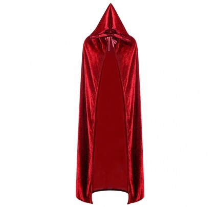 Historical Vintage Cosplay Wizard Grim Reaper Costume Cape Cloak