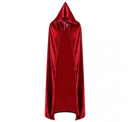 Historical Vintage Cosplay Wizard Grim Reaper Costume Cape Cloak