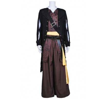 Pirates Of The Caribbean Barbossa Cosplay Costume Coat