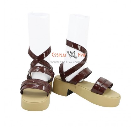 JoJo's Bizarre Adventure Diamond Is Unbreakable Reimi Sugimoto Brown Cosplay Shoes