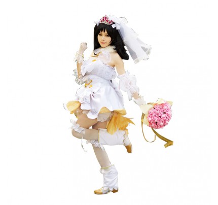 Love Live LoveLive Nico Yazawa Cosplay Costume Wedding Dress