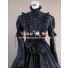 Gothic Cotton Lolita Black Dress Ball Gown Prom