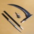 Chrono Trigger Magus/Janus Scythe PVC Replica Cosplay Props