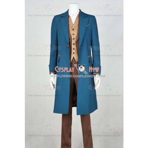 Fantastic Beasts and Where to Find Them Newt Scamander Cosplay Costume Cotton Ver