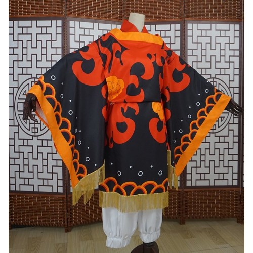 Demon Slayer Hinokami Kagura Kimono Cosplay Costume