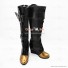 League Of Legends LOL Officer Cosplay Shoes Caitlyn Black Boots