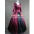 Colonial Lolita Ball Gown Prom Red Wedding Dress