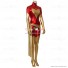 X-Men Cosplay Costume Dark Phoenix Costume Slim fit Gold and Red Jumpsuit