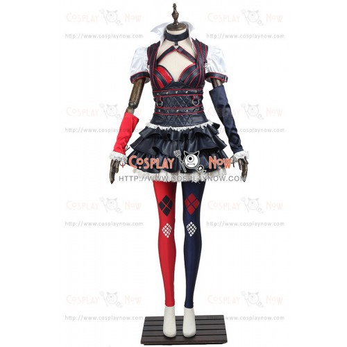 Batman Arkham Knight Harley Quinn Cosplay Costume Uniform