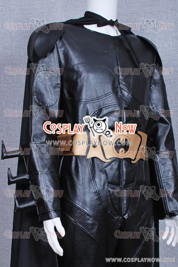 Batman Cosplay Black Leather Costume