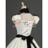 Victorian Southern Belle Princess Ball Gown Formal Reenactor White Lolita Dress Costume