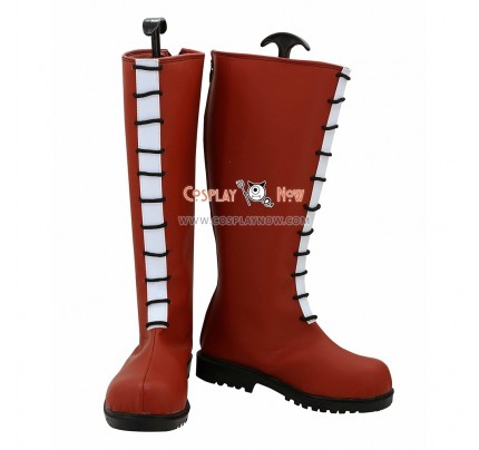 Hunter X Hunter Cosplay Shoes Allca Zaoldyeck Red Boots