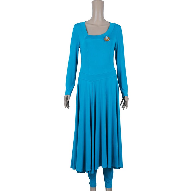star trek costume blue