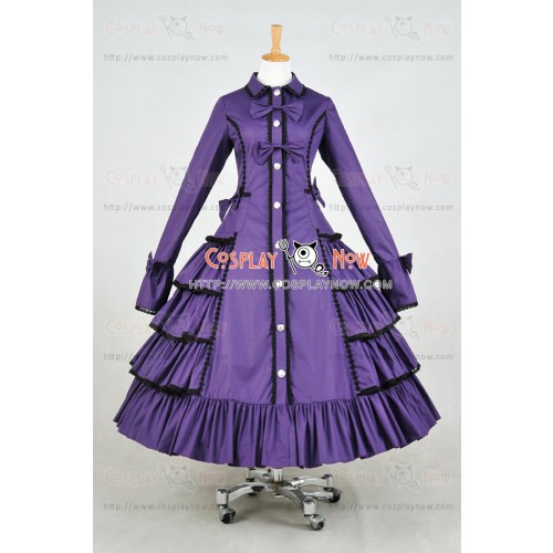 Lolita Dress Victorian Lolita Reenactment Stage Steampunk Coat Cosplay Costume