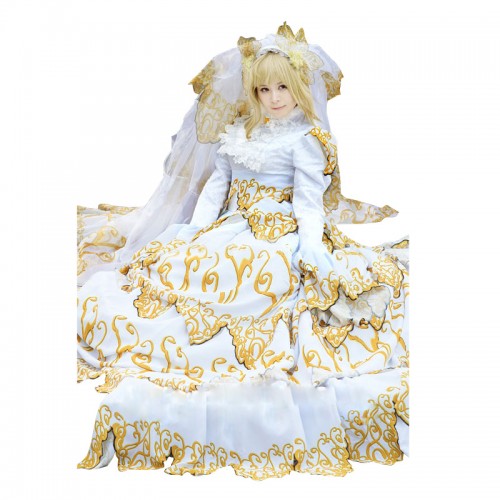 Tsubasa: Reservoir Chronicle Sakura Cosplay Costume Wedding Dress