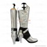 Fate Stay Night Cosplay Shoes Saber Silver Boots