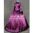 Marie Antoinette Victorian Gothic Ball Gown Purple Wedding Dress Costume