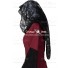 Medieval Carnival Renaissance Garment Eloise Black Red Dress Robe Halloween