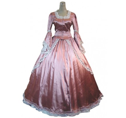 Victorian Lolita Marie Antoinette Satin Gothic Lolita Dress