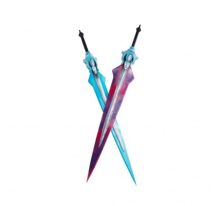 The Asterisk War Claudia Enfield Double Swords Cosplay Props