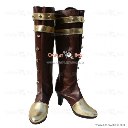 League of Legends Cosplay Shoes Sheriff of Piltover Caitlyn Boots