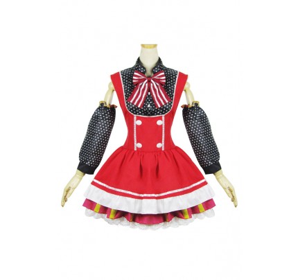 Love Live Cosplay Maki Nishikino Maid Dress Costume