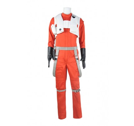 Star Wars The Force Awakens Cosplay Poe Dameron Costume