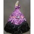 Southern Belle Satin Lolita Ball Gown Lavender Prom Dress