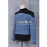 Star Trek Costume Picard Gray Black Blue Shirt