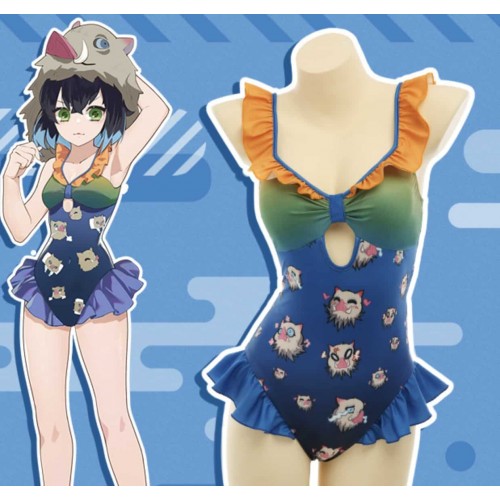 Demon Slayer Inosuke Hashibira Swim Cosplay Costume