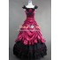 Southern Belle Lolita Ball Gown Red Wedding Dress