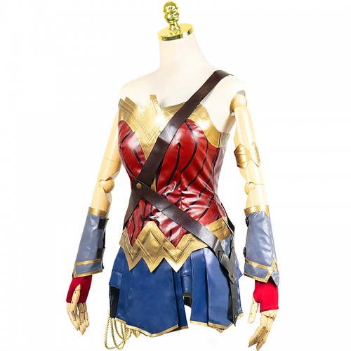 Wonder Women Cosplay Costume Combat Uniform Full Set Halloween