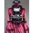 Victorian Lolita Southern Belle Satin Gothic Lolita Dress Red