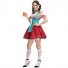 Carnival German Munich Bavaria Cosplay Costume Carnival Festival Performance Stage Maid Dress