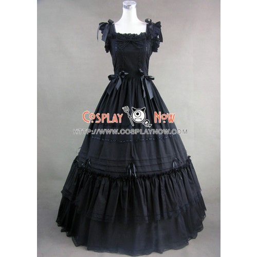 Southern Belle Gothic Lolita Ball Gown Dress Black Dress