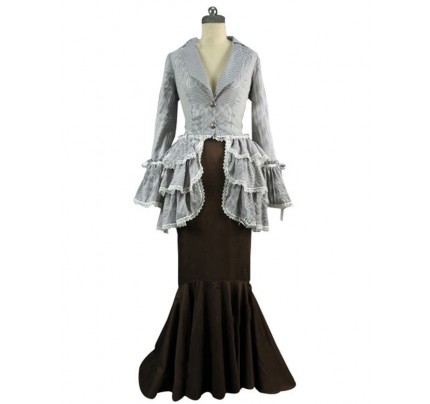 Victorian Lolita Edwardian Bustle Tea Party Punk Lolita Dress