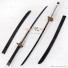 Sengoku Basara 4 Katakura Kagetsuna Double Swords with Sheathes Cosplay Prop