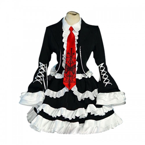 Danganronpa Cosplay Celestia Ludenberg Costume Uniform Dress