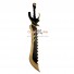 Black Rock Shooter BLACK Gold Saw Cosplay Prop